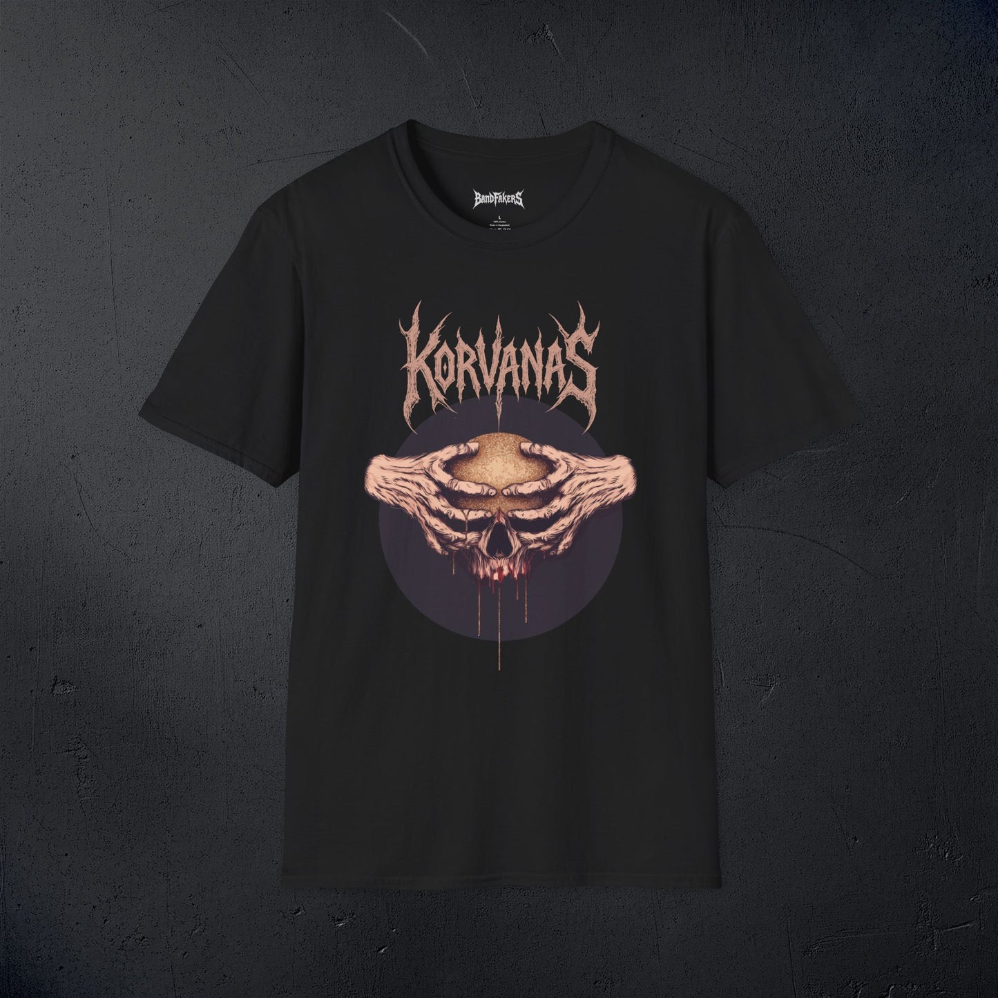 Korvanas: Black Unisex T-Shirt