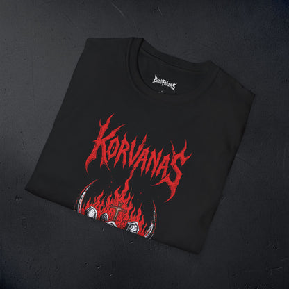 Korvanas: Black Unisex T-Shirt