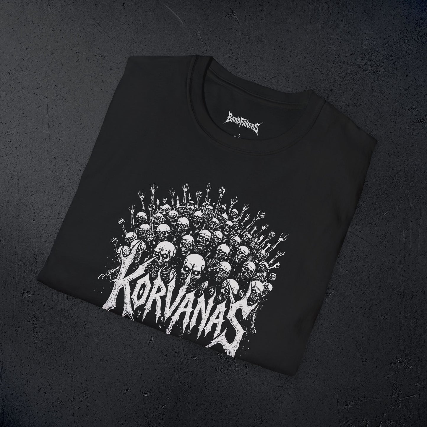 Korvanas: Black Unisex T-Shirt