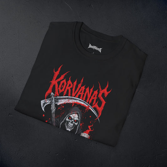 Korvanas: Black Unisex T-Shirt