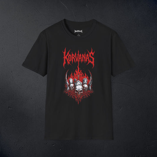 Korvanas: Black Unisex T-Shirt
