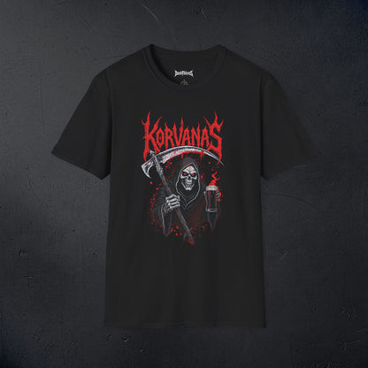 Korvanas: Black Unisex T-Shirt
