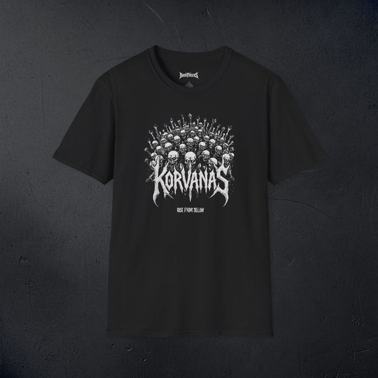 Korvanas: Black Unisex T-Shirt